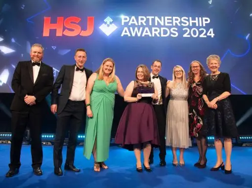 Gold at the HSJ Partnership Awards 2024!