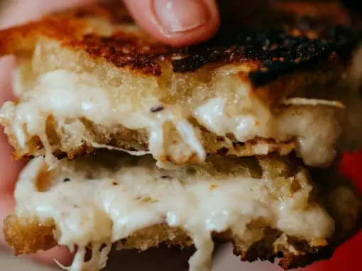 Grilled Cheese and Pickle Sandwich IDDSI Level 4