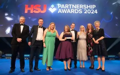 Gold at the HSJ Partnership Awards 2024!