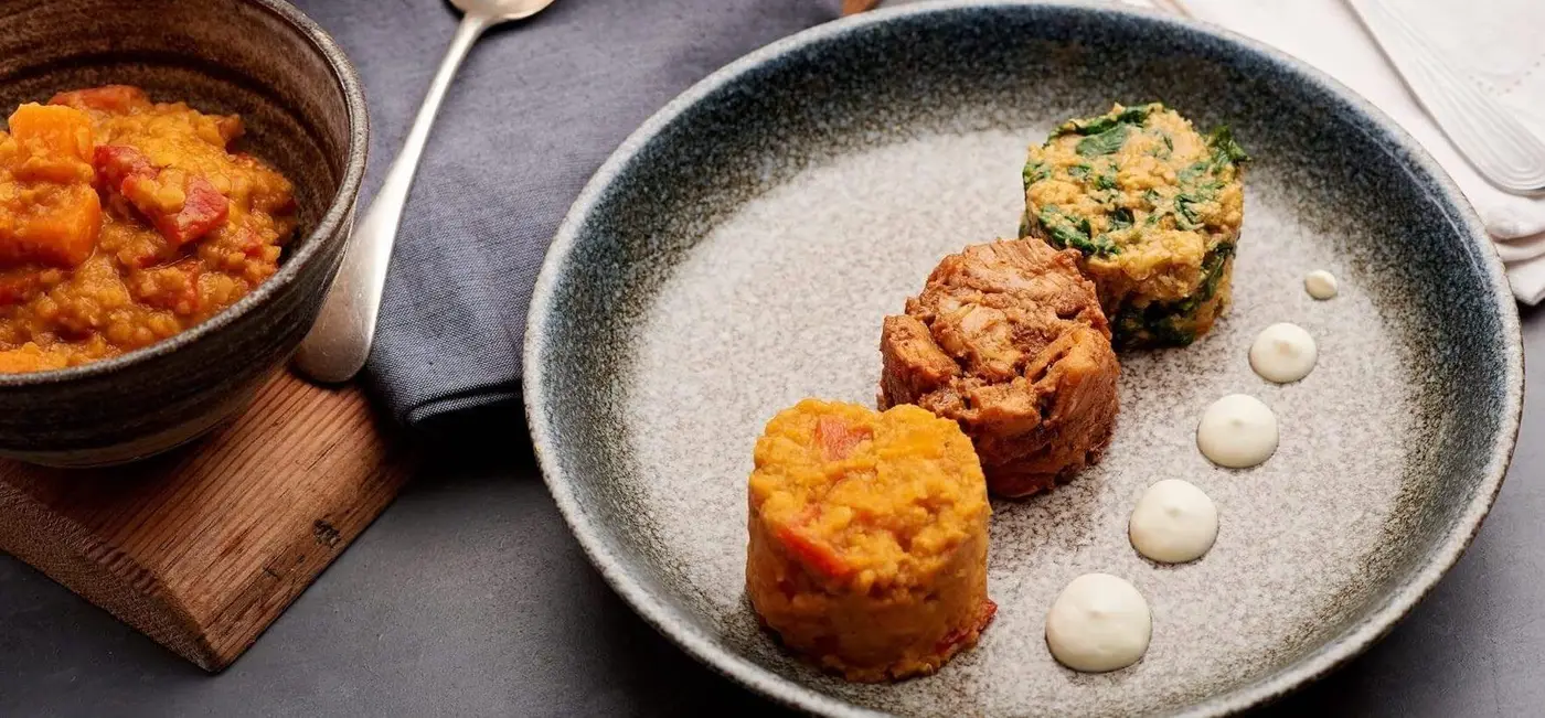 OHK Chicken Masala with Butternut Squash Dal and Sagg Chicken Masala with Butternut Squash Dal and Saag Aloo | OHK